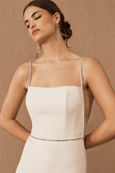 BHLDN Willowby Lenox Wedding Gown - Elegant Lace Bridal Dress for Beach, Garden & Outdoor Ceremonies