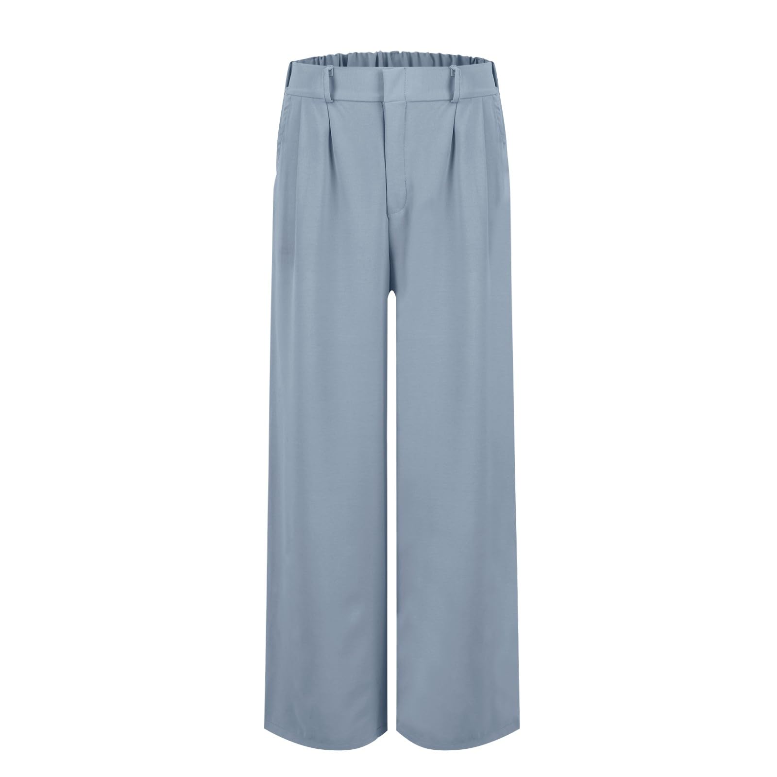 Women's Wide Leg Dress Pants - High Waisted Business Casual Trousers with Pockets for Office & Travel | Comfortable Loose Fit Work Pants for Professional Women
