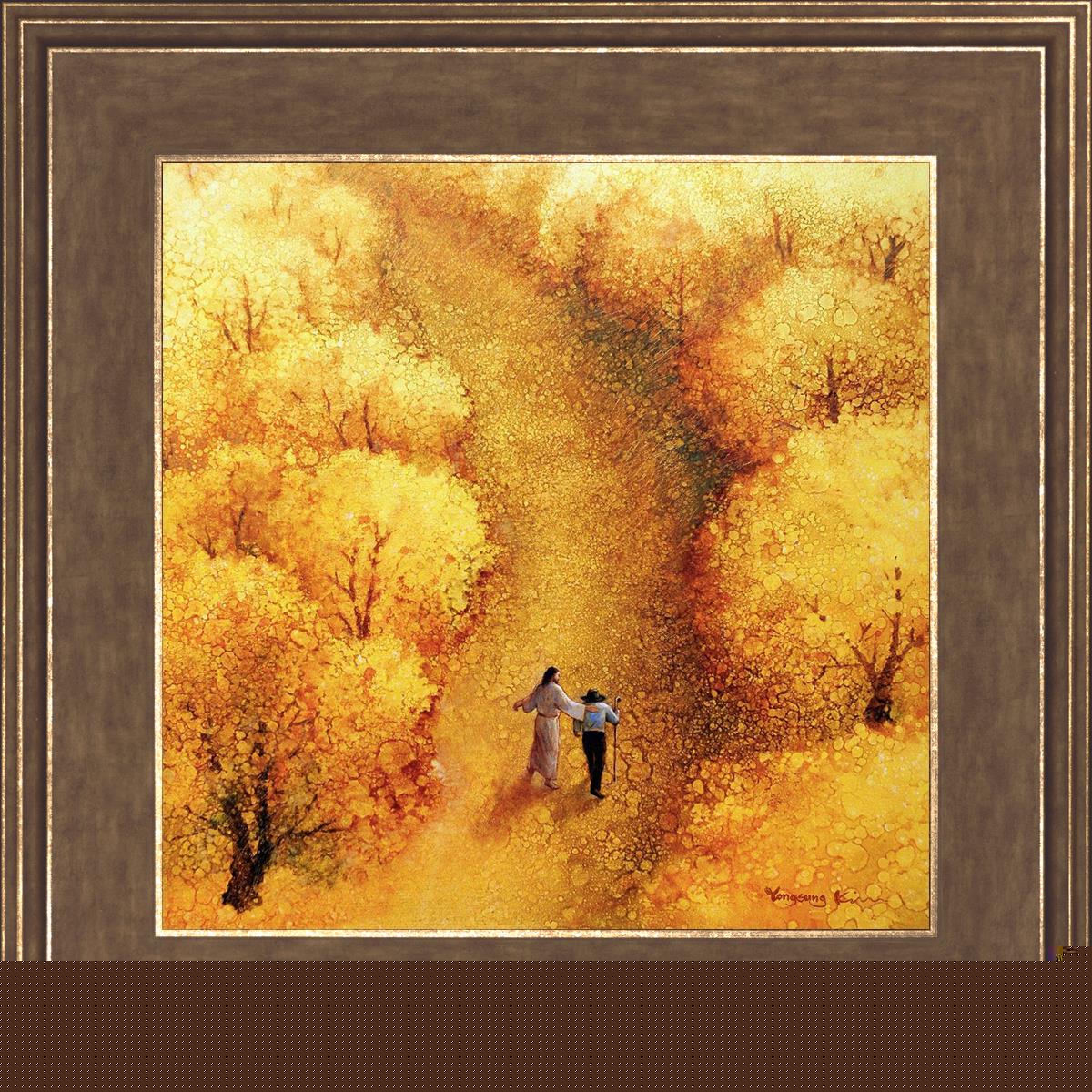 By Your Side - Heartwarming Art Print by Yongsung Kim - Perfect for Home Decor, Office Inspiration & Gift Giving