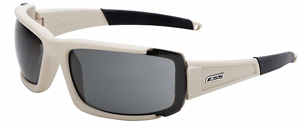 ESS CDI MAX Scratch-Resistant Ballistic Glasses with Multiple Lens Color Options (740-0457) - Tactical Eye Protection for Shooting, Hunting & Outdoor Activities