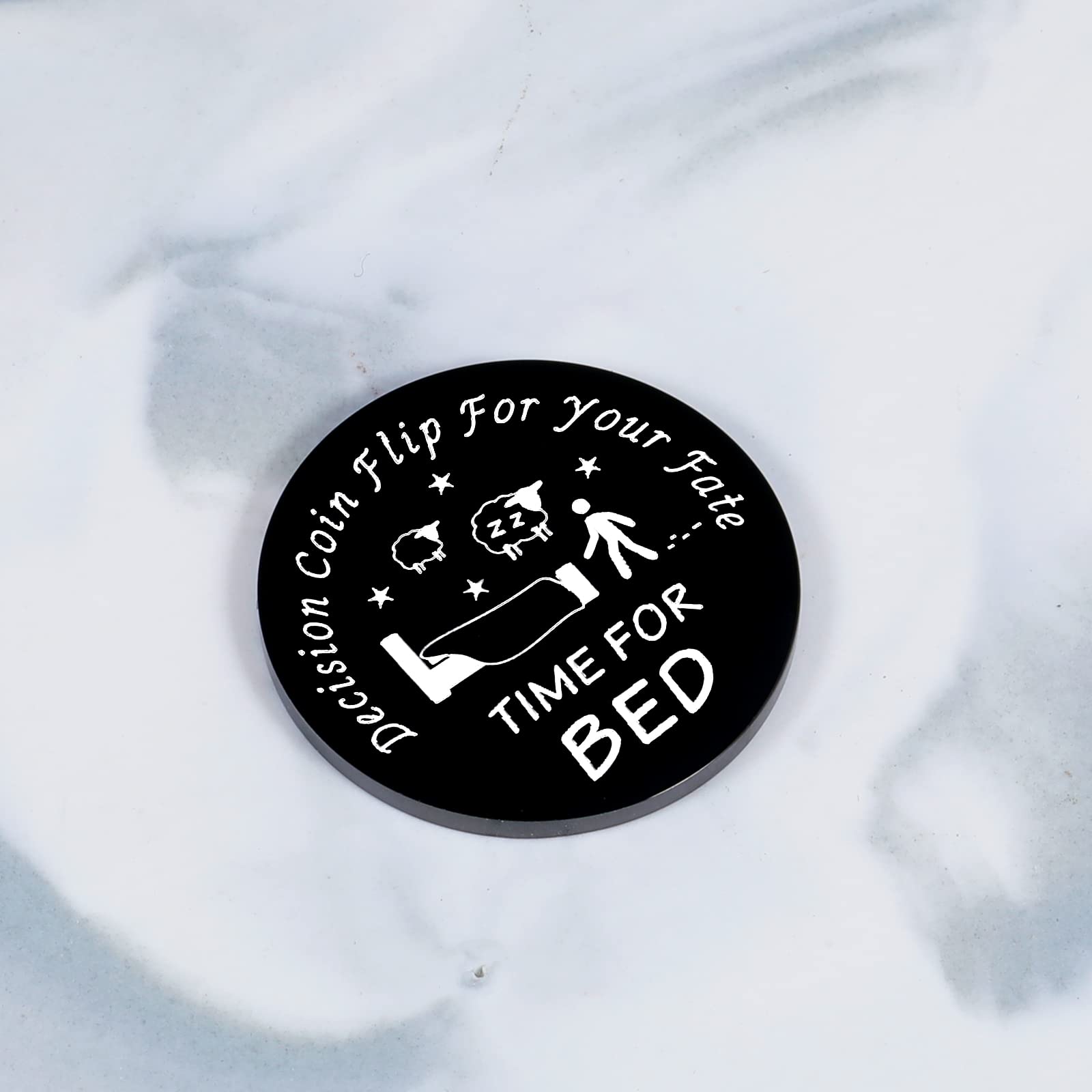 Funny Decision Maker Coin for Gamers - Perfect Gifts for Teens, Boys, Girls, Men & Women - Great for Christmas, Birthday, Valentine's Day - Ideal Gaming Accessory for Parties, White Elephant & Stocking Stuffers