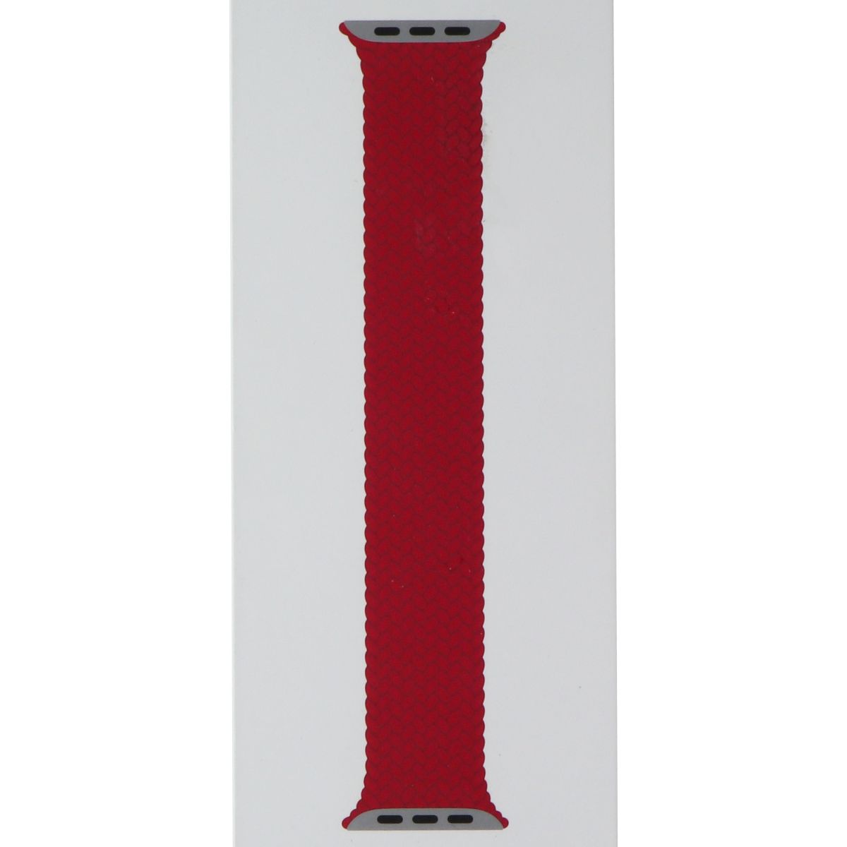 Apple Watch 41mm Braided Solo Loop Band - Compatible with 42mm/41mm/40mm Models, Size 3, Product Red - Premium Comfort for Workouts & Everyday Wear