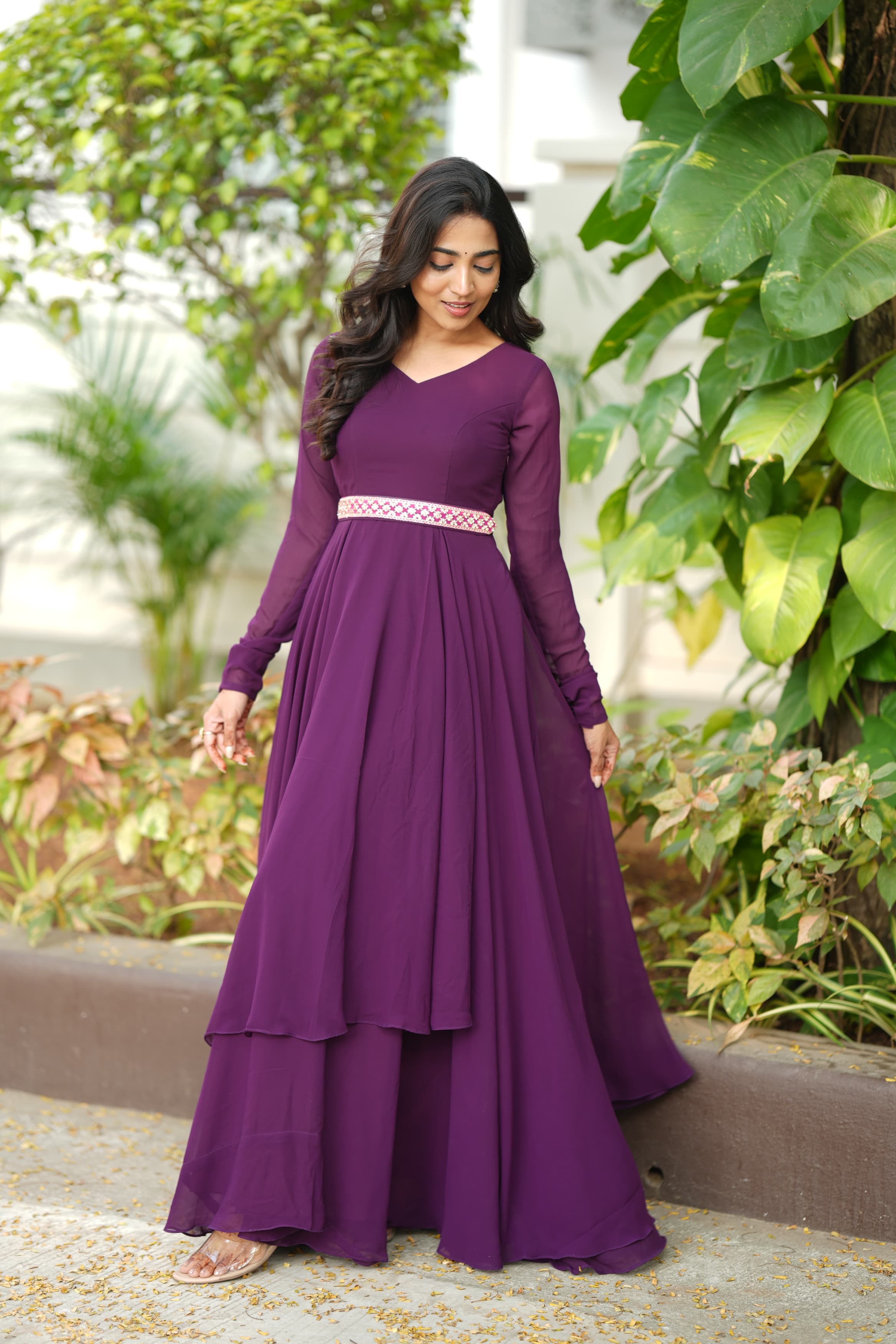 DD657 Krishi Simple and Elegant Women's Gown - Perfect for Weddings, Parties & Special Occasions