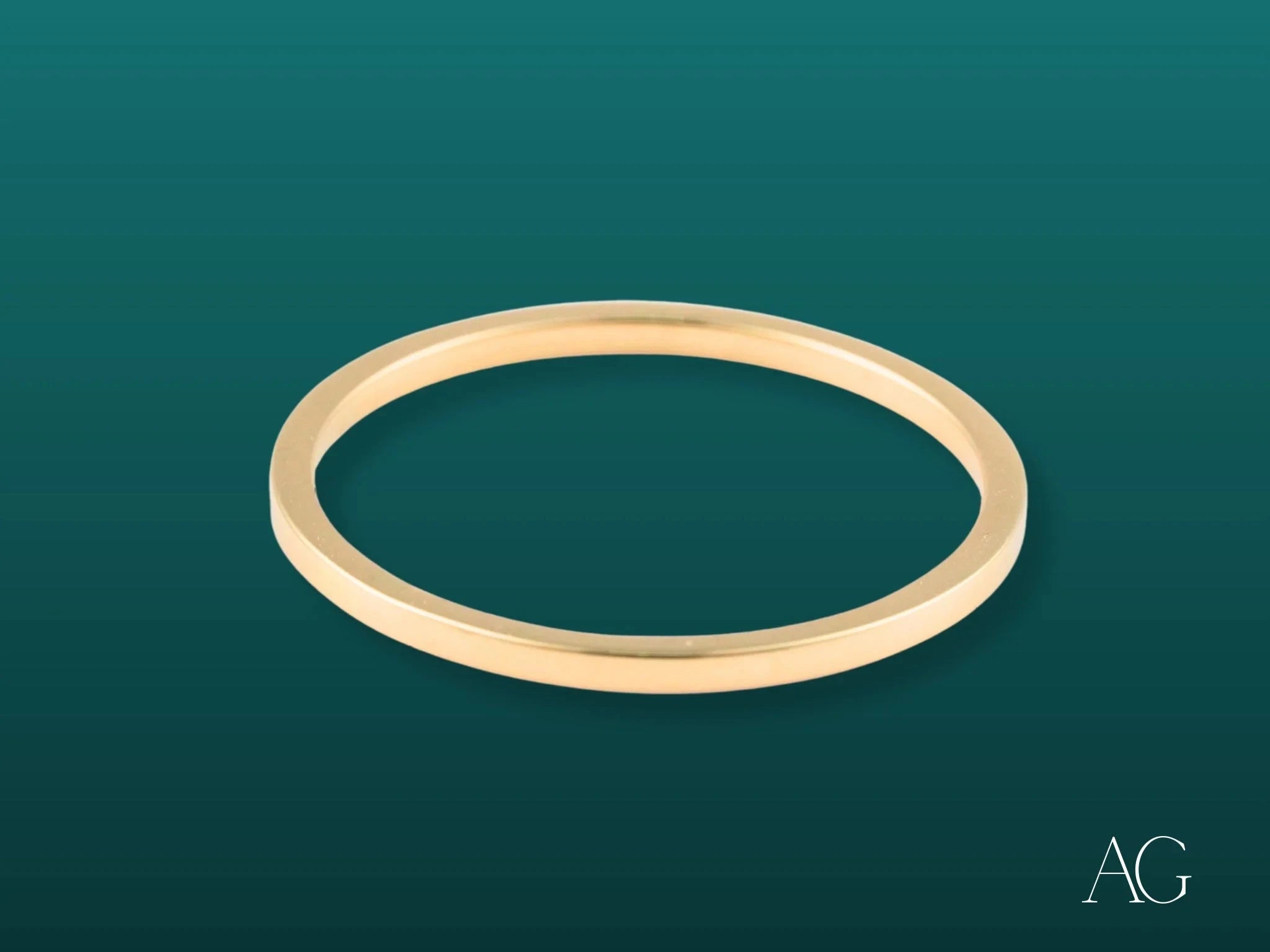 1mm Essence Linea Gold Ring – Dainty & Elegant Jewelry for Everyday Wear, Special Occasions & Gifts