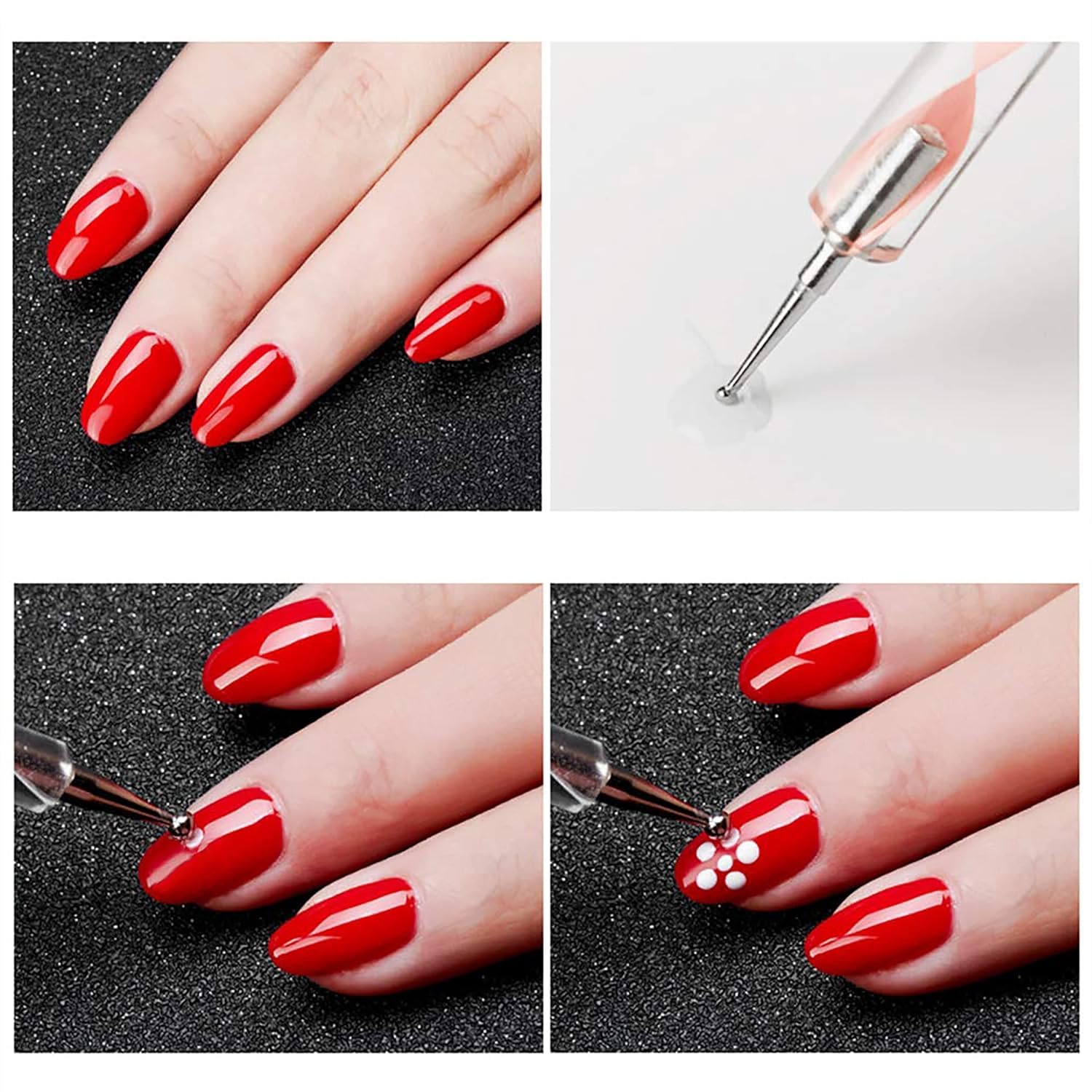 15-Piece Professional Nail Art Brush Set for Detailing, Striping & Blending - Includes Dotting Pens, Liner Brushes & 3D Gel Painting Tools - Perfect for Salon, Home Manicures & Nail Art Designs (Multicolor)