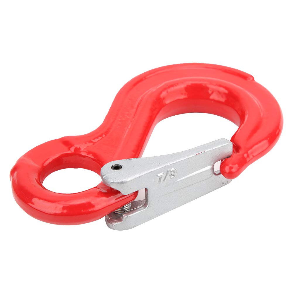 2 Ton Round Lifting Hook with Fixed Eyelet - Alloy Steel C Hook for Shipbuilding, Marine & Industrial Lifting - Heavy Duty Crane, Rigging & Construction Equipment