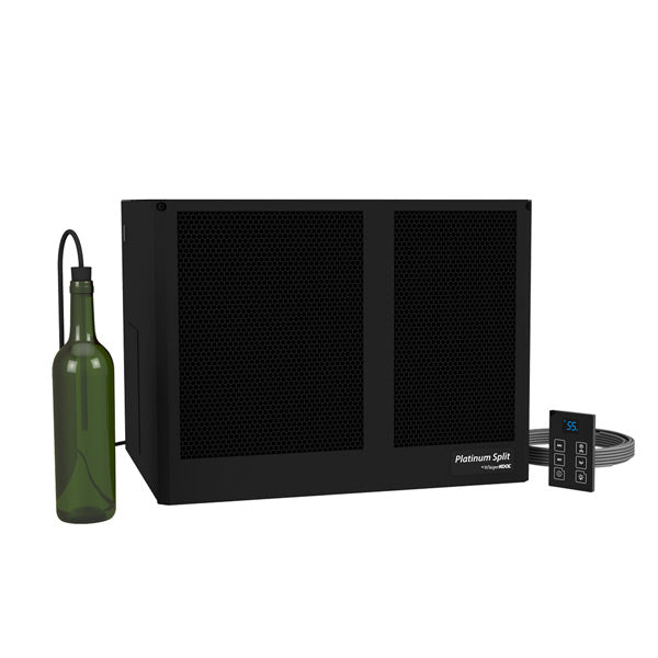 WhisperKOOL Platinum 8000 BTU Ductless Split Wall-Mounted Wine Cellar Cooling System - Perfect for Home Wine Cellars, Basements, and Commercial Wine Storage
