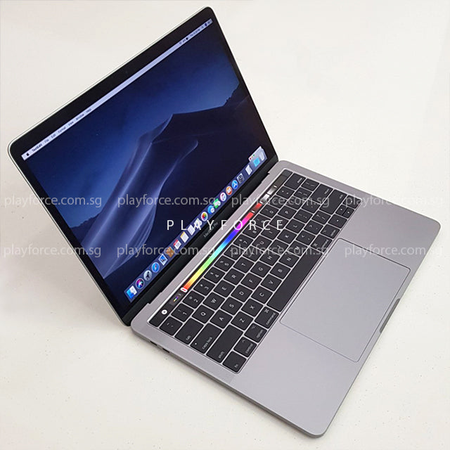 Apple MacBook Pro 13-inch (2017) with Touch Bar - Intel Core i7, 16GB RAM, 256GB SSD - Space Gray (Includes AppleCare) - Perfect for Business Professionals, Students & Creative Work