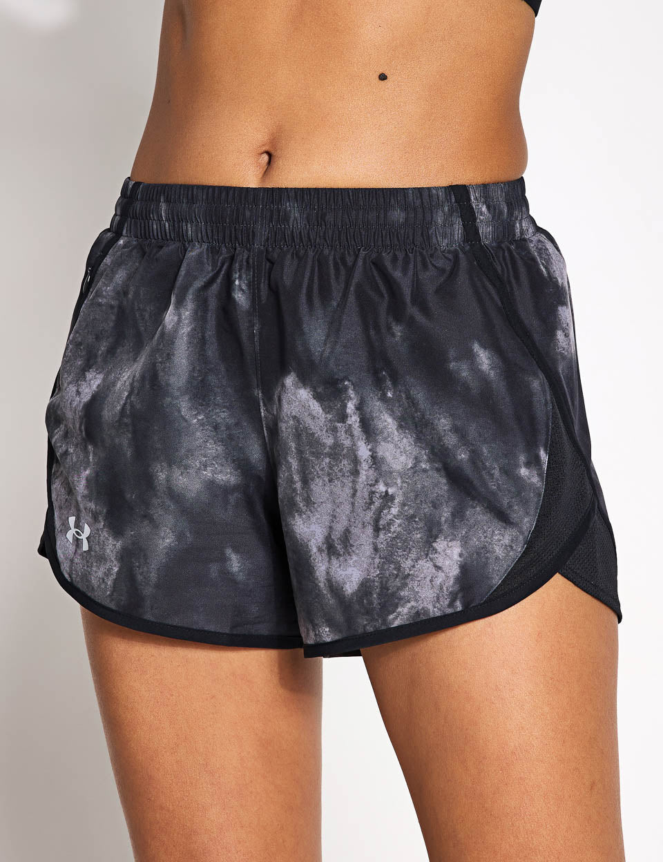Fly By Printed 3 Shorts - Black Reflective Running Shorts for Men | Perfect for Jogging, Gym Workouts & Outdoor Activities