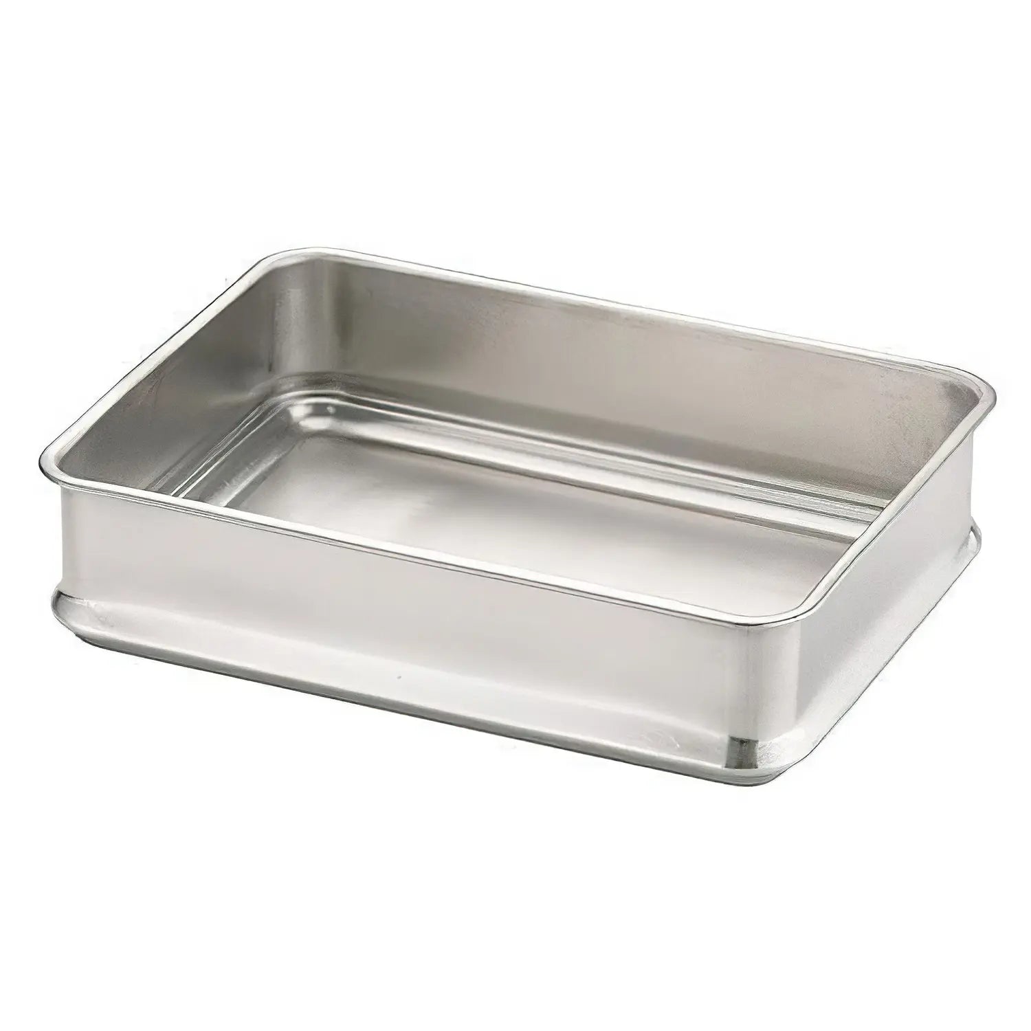 Ikeda Stainless Steel Antibacterial Stackable Serving Tray - Perfect for Kitchen Organization, Party Platters & Food Storage (Set of 3)