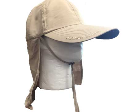 Glacier Outdoor Long Bill Cap - UV Protection & Moisture Wicking Performance Hat for Hiking, Fishing & Outdoor Adventures