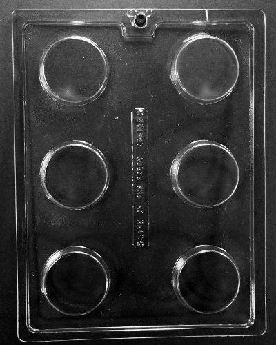 3-Piece Plain Cookie Chocolate Candy Mold Set - Perfect for Baking, Candy Making, and DIY Desserts at Home