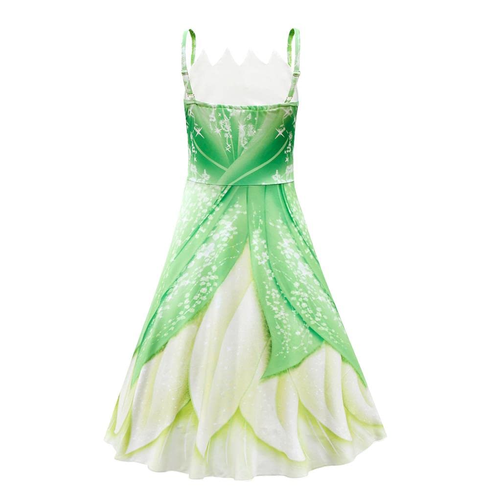 Cute Daisy Frog Princess Costume for Toddler Girls - Halloween, Birthday Party Dress Up Outfit - Perfect for Fairy Tale Play & Photo Shoots
