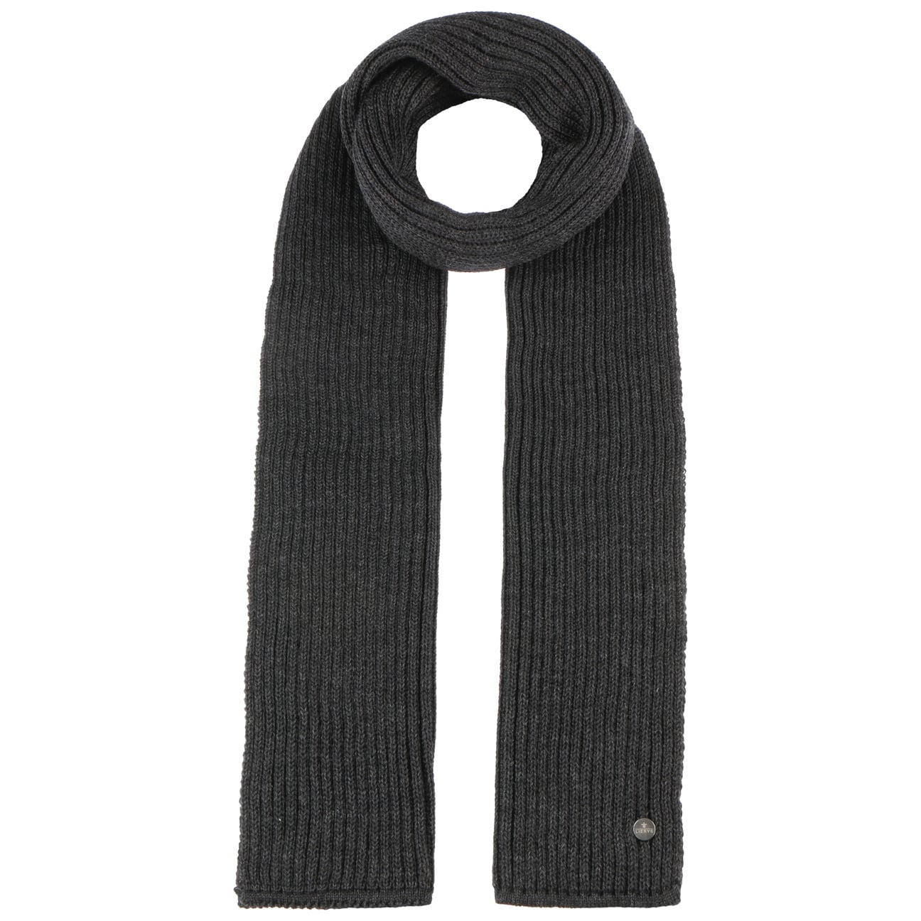 Lierys Premium Merino Wool Rib Scarf - Soft & Warm Winter Accessory for Men & Women - Perfect for Cold Weather, Outdoor Activities & Fashion Styling