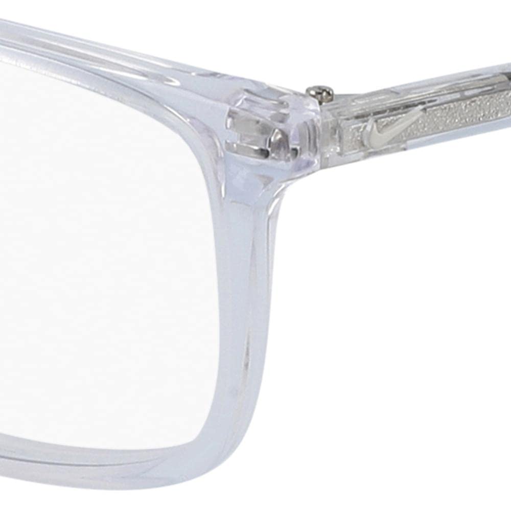 Nike 7252 974 Clear Prescription Eyeglasses for Men & Women - Lightweight Comfortable Frame for Reading, Driving & Daily Use