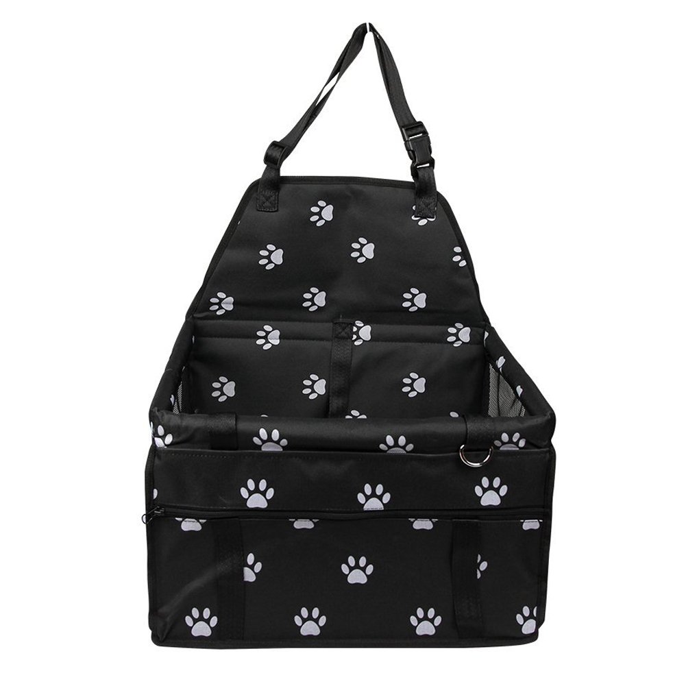 Upgraded Pet Car Booster Seat with Safety Leash - Travel Carrier Bag for Small Dogs & Cats - Durable Puppy Car Seat for Safe Road Trips & Daily Commutes
