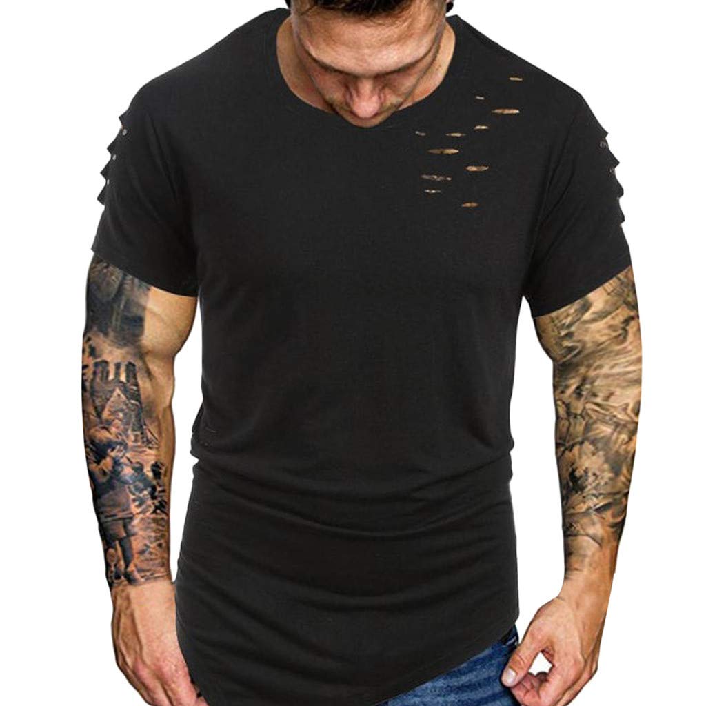 Men's Punk Style Sleeveless T-Shirts - Breathable Summer Casual Muscle Tees for Gym, Streetwear & Outdoor Activities