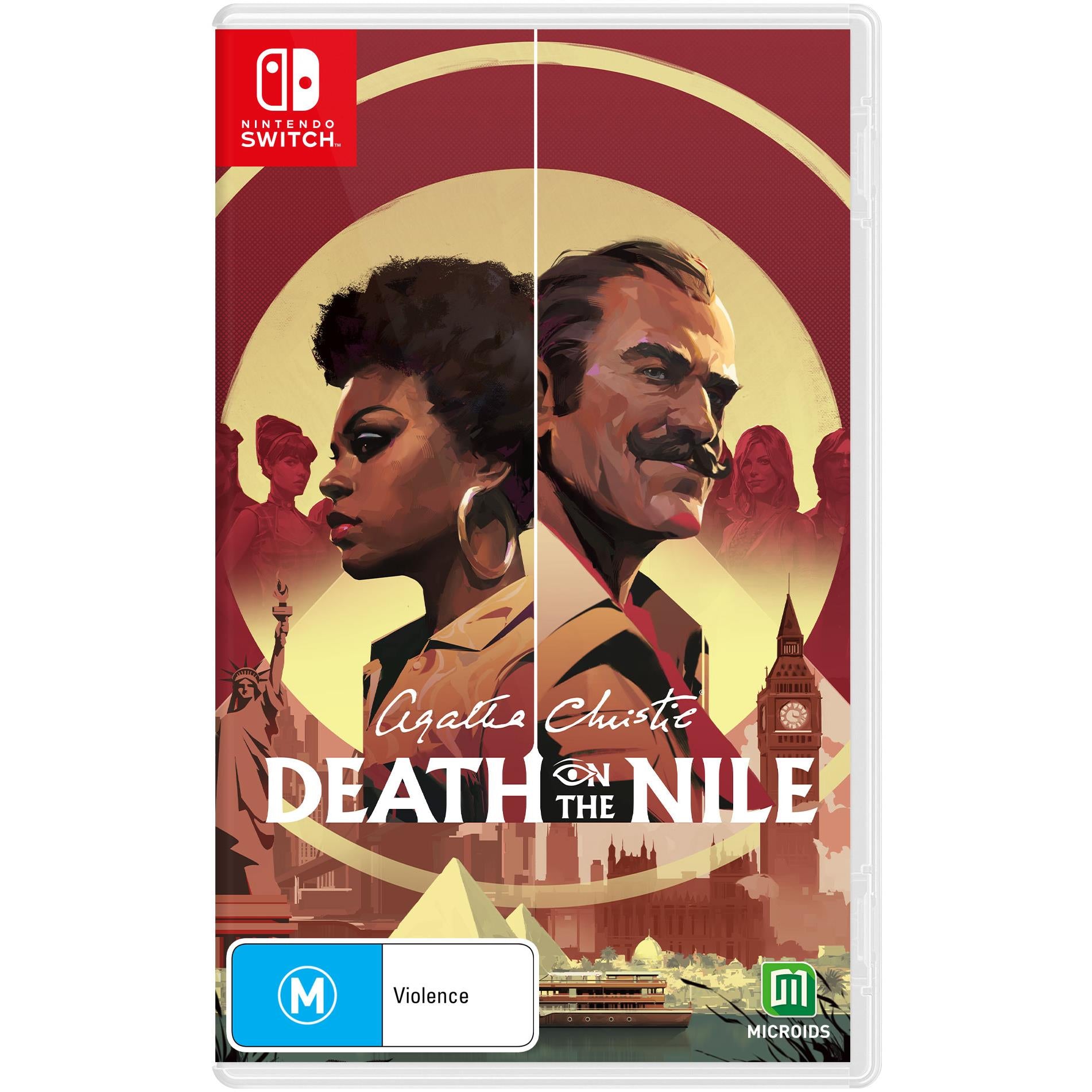 Agatha Christie: Death on the Nile Hardcover Book - Classic Murder Mystery Novel for Adults | Perfect for Book Clubs, Travel Reading & Mystery Lovers