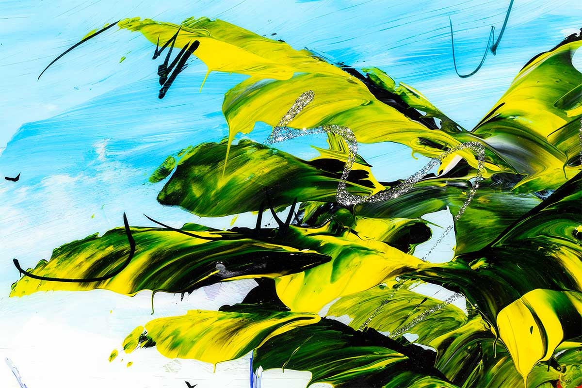 Original Beach Day Painting - Coastal Wall Art for Living Room & Bedroom Decor - Perfect for Beach House & Vacation Home Style