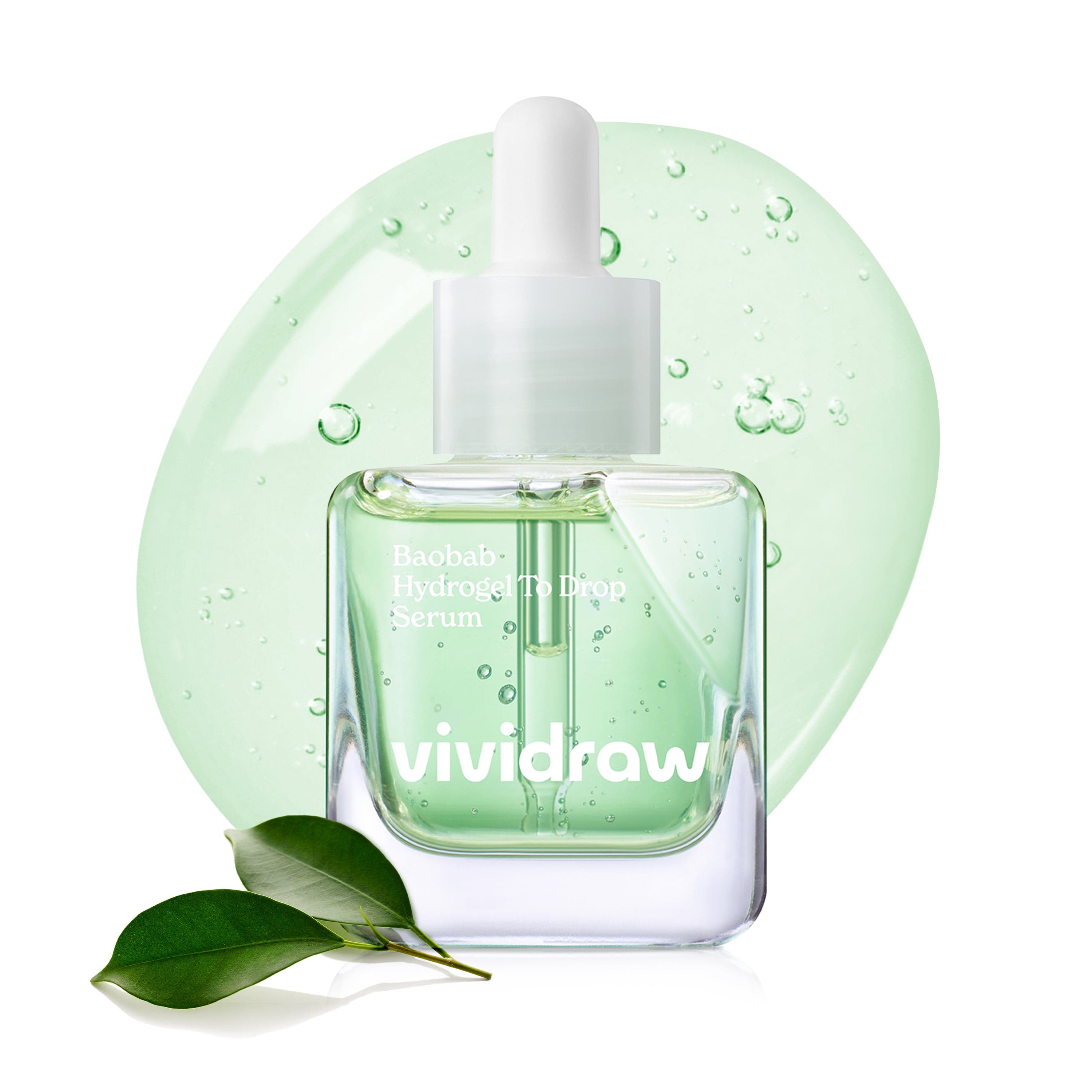 Baobab Hydrogel To Serum 40ml - 100% Natural Hydrating Face Serum for Dry Skin | Day & Night Moisturizer for Glowing Skin