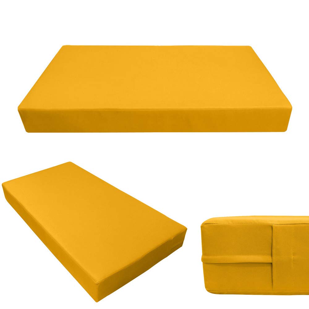 Prolinemax Outdoor Style 2 Full Knife Edge Daybed Mattress Cover with Bolster Pillow Fitted Sheet AD108 - Perfect for Patio, Poolside Lounging & Sunbathing