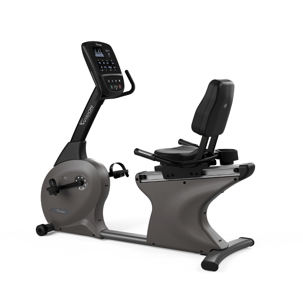 Vision Fitness R60 Performance Recumbent Exercise Bike for Home Gym - Low Impact Cardio Workout for Seniors & Rehabilitation