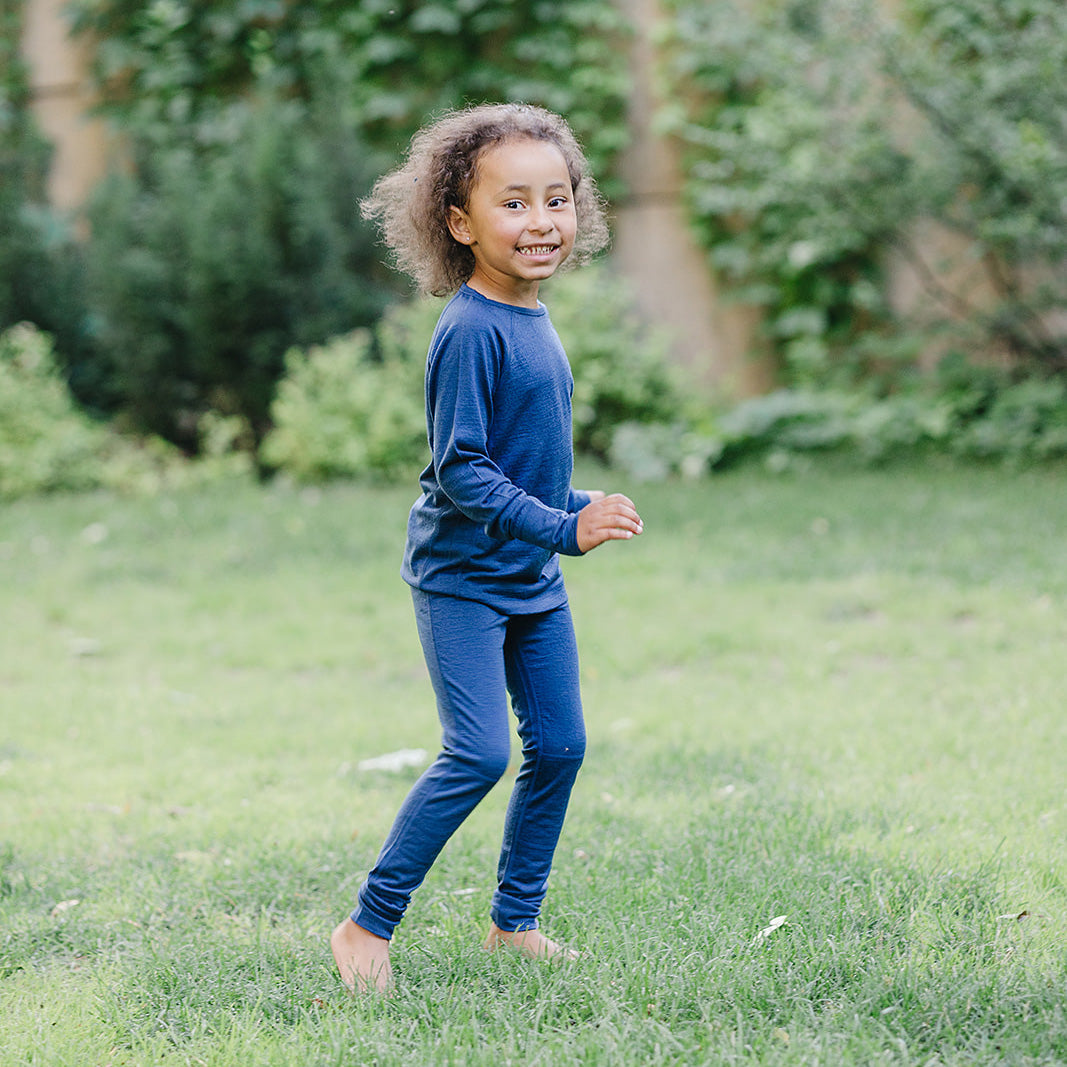 Kids Merino Wool Base Layer & Thermal Leggings for Boys & Girls - Soft, Warm Winter Underwear for Cold Weather - Perfect for Skiing, Snowboarding & Outdoor Activities