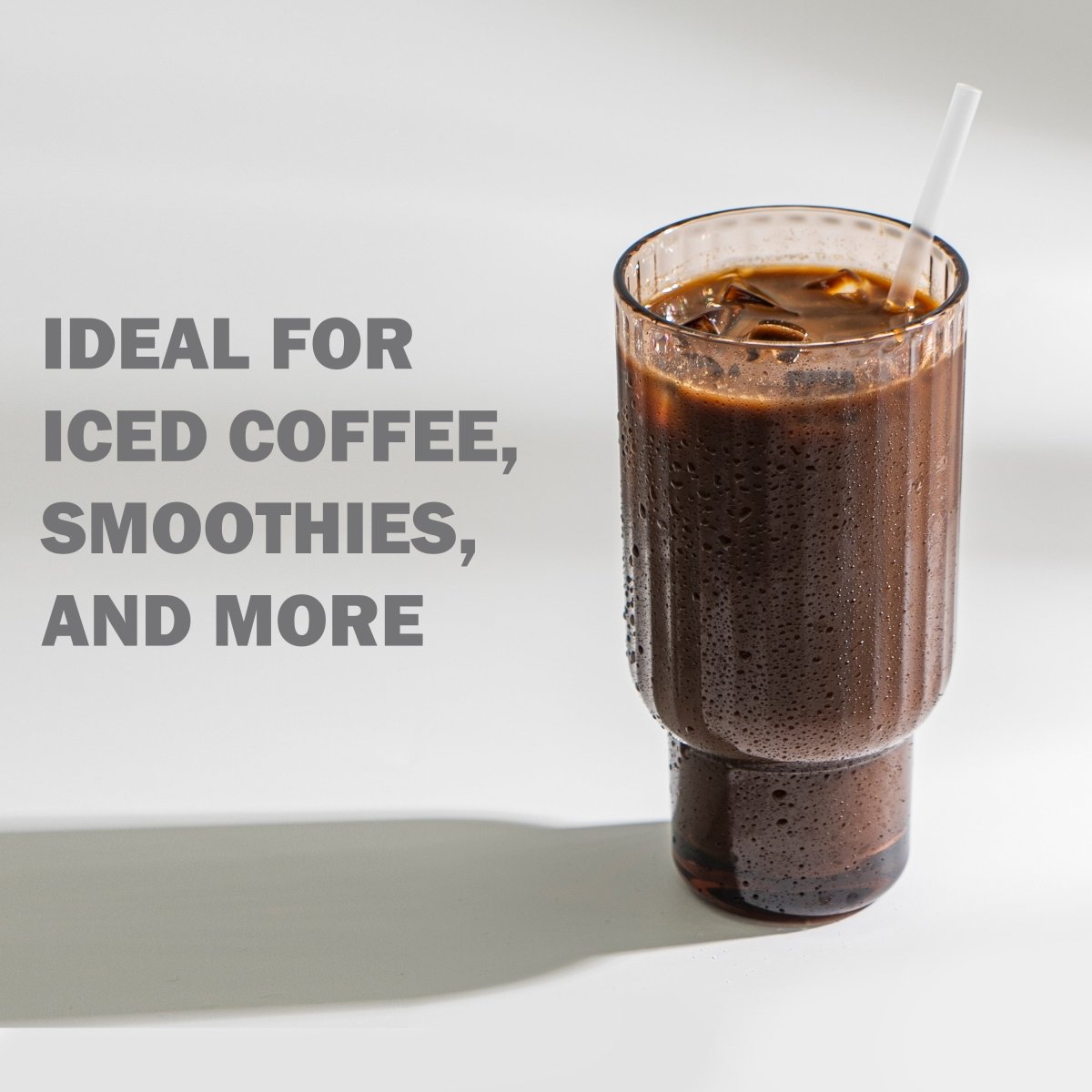 22oz Serenity Highball Tumbler Set of 4 - Insulated Stainless Steel Cups with Lid & Straw - Perfect for Iced Coffee, Smoothies, and Cold Drinks at Home, Office or Outdoor Activities