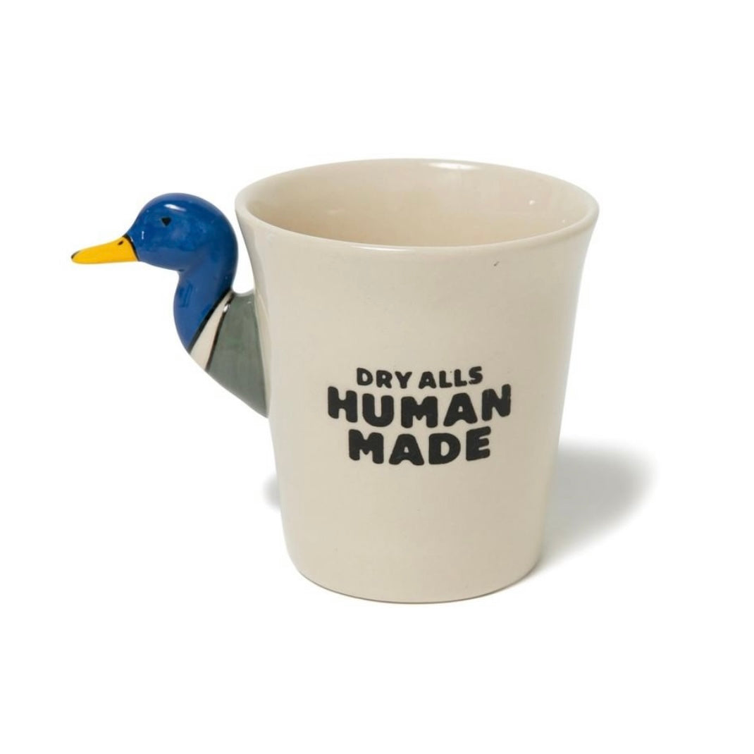 Human Made 22SS Duck Mug HM23GD062 - Cute Duck Design Ceramic Coffee Cup for Home & Office Use - Perfect for Tea, Coffee, and Hot Beverages