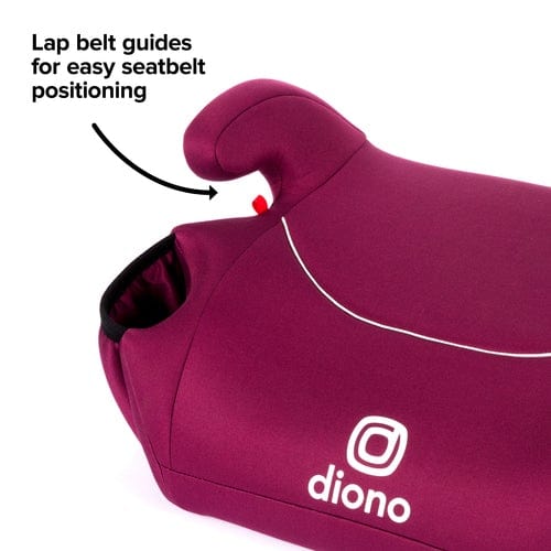 Diono Solana Backless Booster Car Seat (2 Pack) - Lightweight & Portable for Kids 3-12 Years - Perfect for Travel, School, and Carpooling