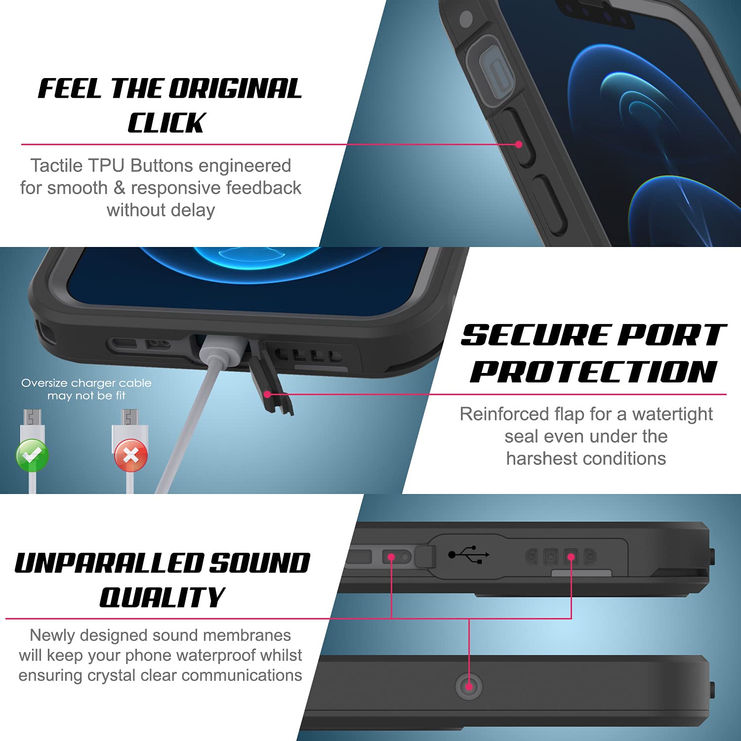 Punkcase iPhone 13 Pro Max Case (6.7