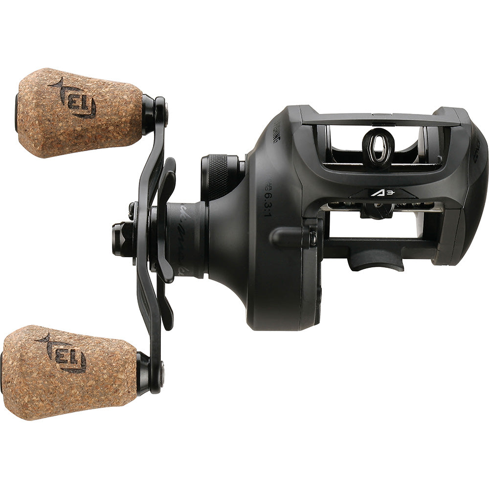 13 Fishing Concept A3 Baitcast Reel - 6.3:1 Gear Ratio, Right Hand Retrieve - Perfect for Bass Fishing, Freshwater & Saltwater Angling