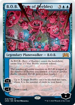 Magic: The Gathering - B.O.B. (Bevy of Beebles) - Unsanctioned MTG Card - Collectible Trading Card Game for Players & Collectors - Perfect for Casual Play, Tournaments & Display
