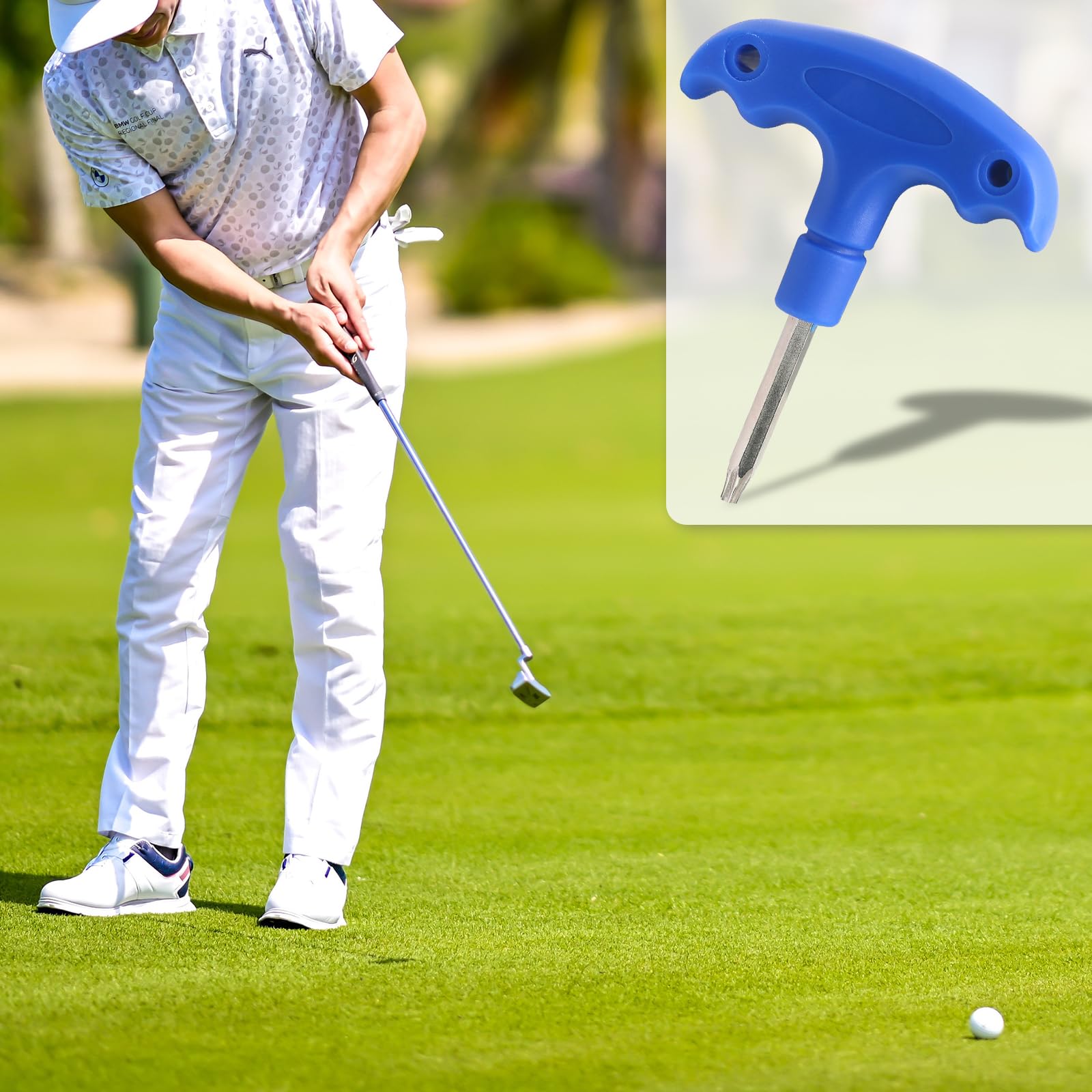 T20 Golf Wrench Driver Tool - Adjustable Golf Club Head & Shaft Adapter | Premium Golf Accessories for Club Repair & Maintenance | Perfect for Home Practice & Course Adjustments
