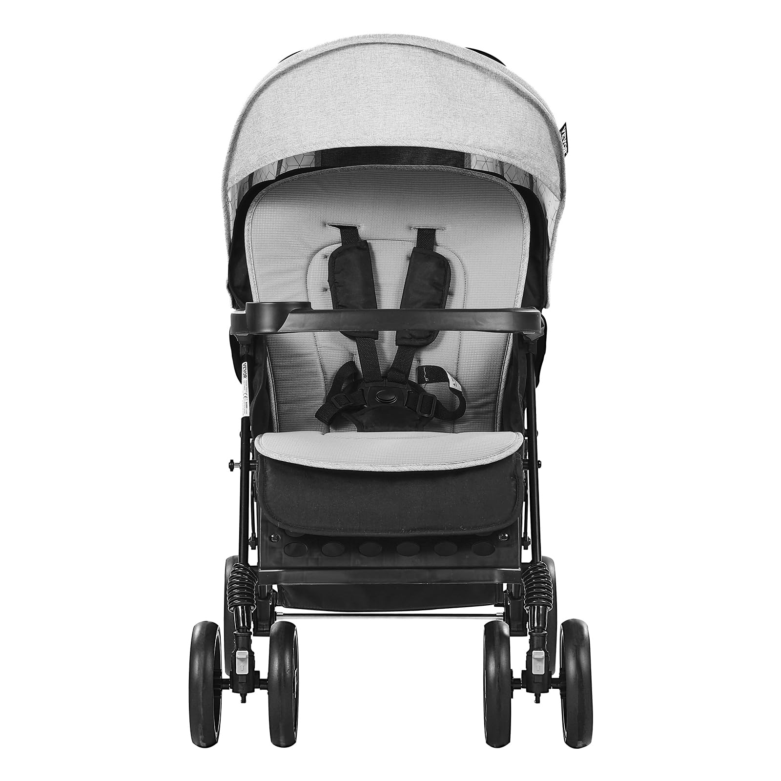 VEVOR Double Stroller for Toddlers, Lightweight Side by Side Baby Stroller with Adjustable Canopy & Storage Basket, Perfect for Twins or Siblings - Ideal for Park Walks, Shopping & Travel