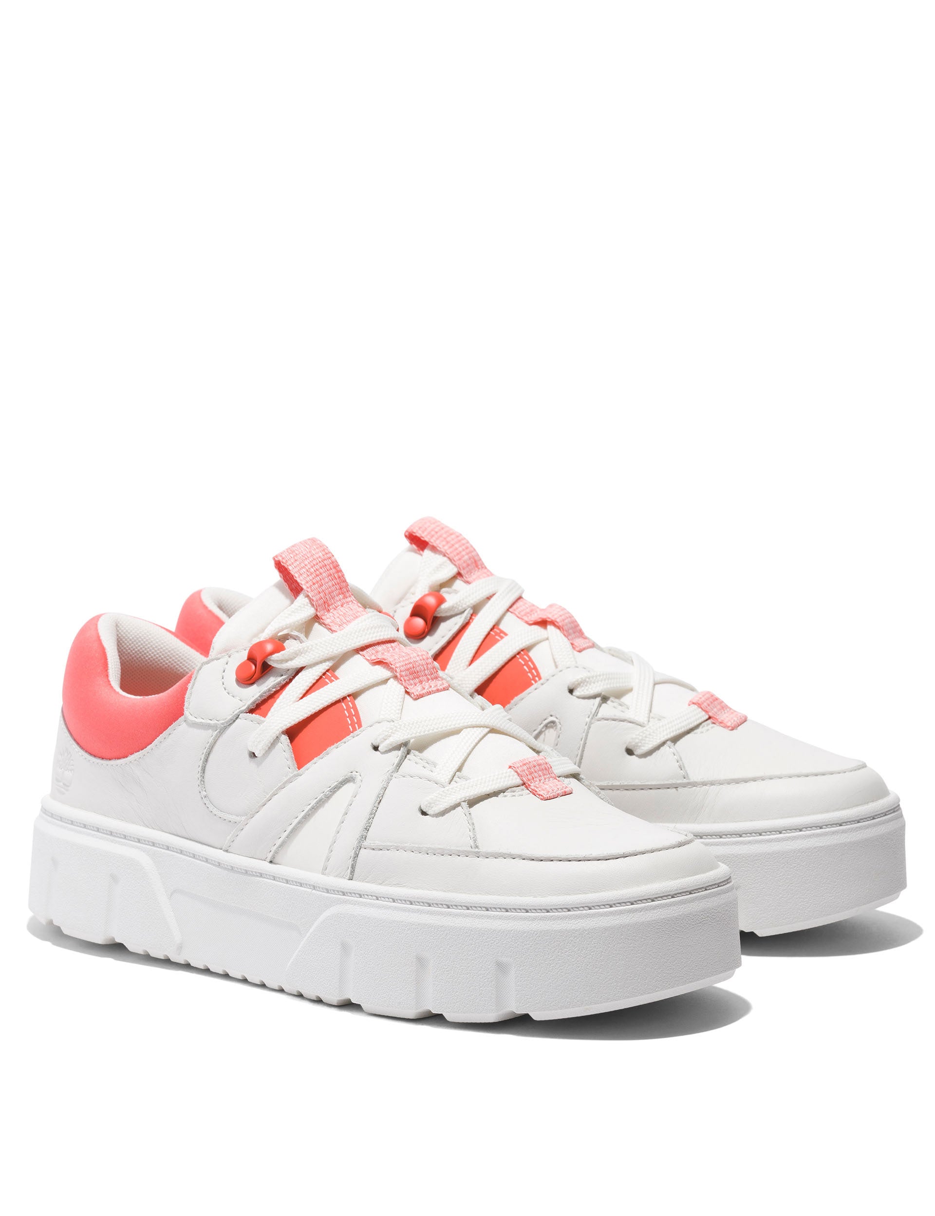 Laurel Court Women's Lace-Up Low Top Sneakers in White - Perfect for Casual Wear, Walking & Everyday Comfort