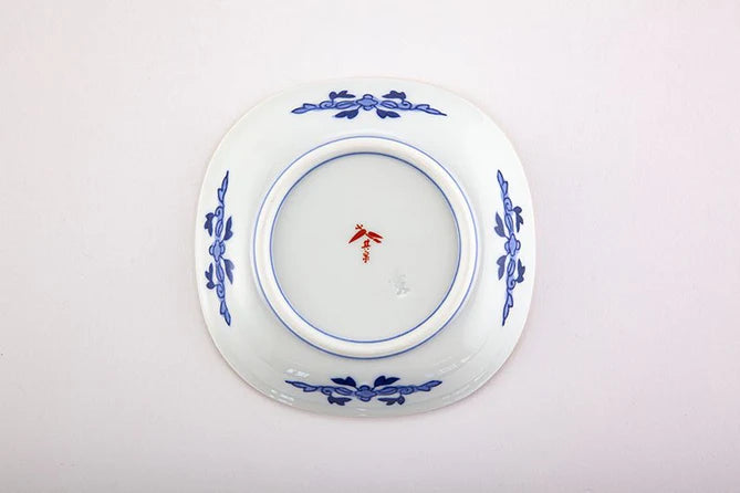 Arita Yaki Japanese Ceramic Small Plate - 11 cm (4.3 inches) Cherry Blossom, Maple & Pine Design - Elegant Dining, Tea Ceremony & Home Decor