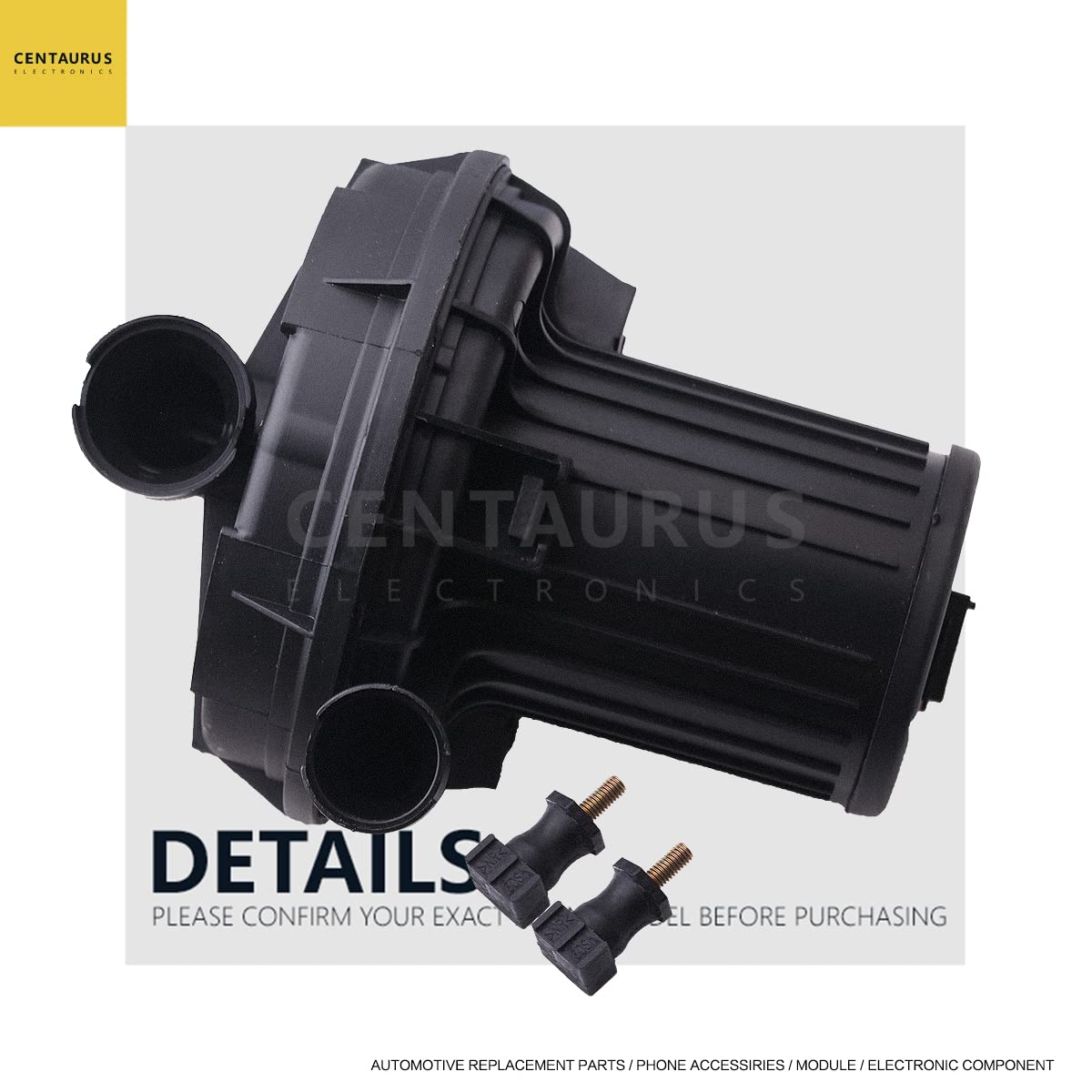 Secondary Air Injection Pump 06A959253B | Smog Air Pump Compatible with Audi A4 A6 A8 Q7 | Replacement for 078906601B | Improves Emissions & Engine Performance