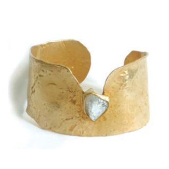 Orion Brass Cuff Bracelet - Elegant Handmade Jewelry for Women, Men | Boho Chic, Vintage Style, Gift Idea for Birthday, Anniversary, Wedding