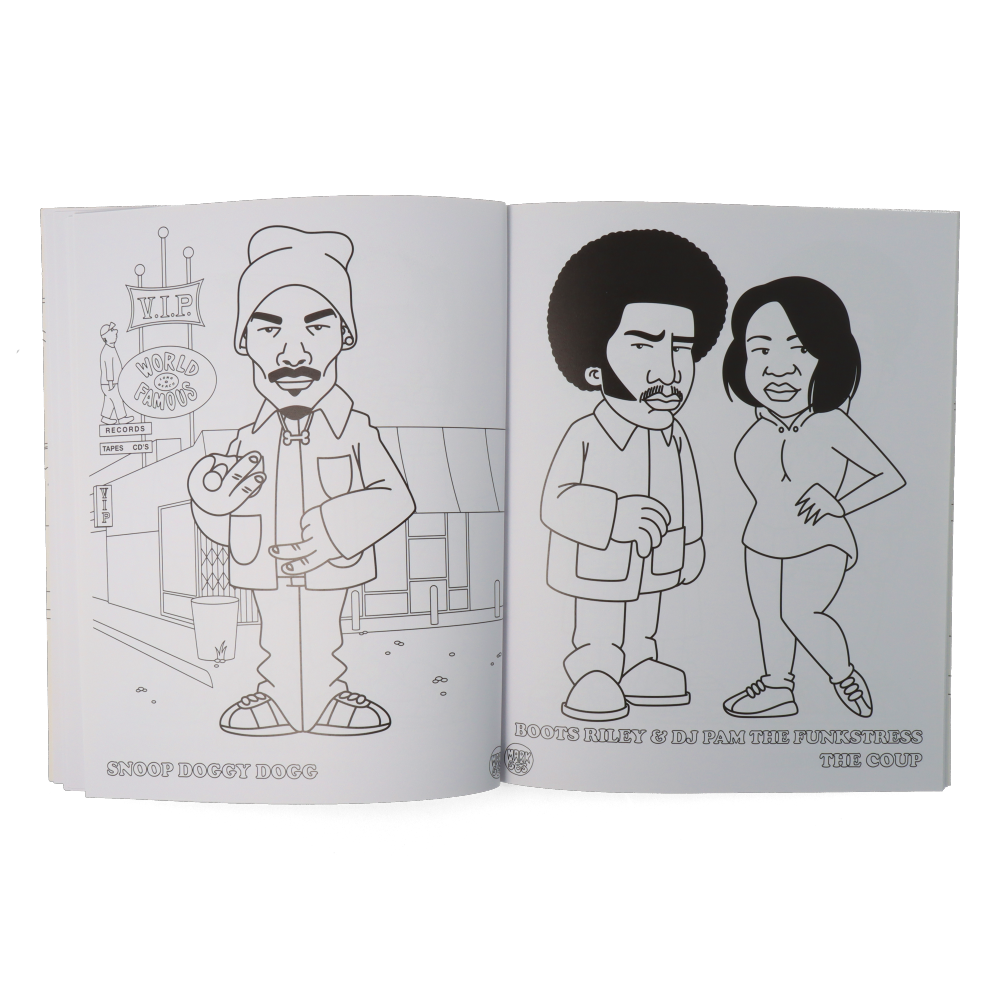 Hip Hop Coloring Book: West Coast Edition - Graffiti Art & Urban Culture for Adults & Teens | Perfect for Relaxation & Creativity