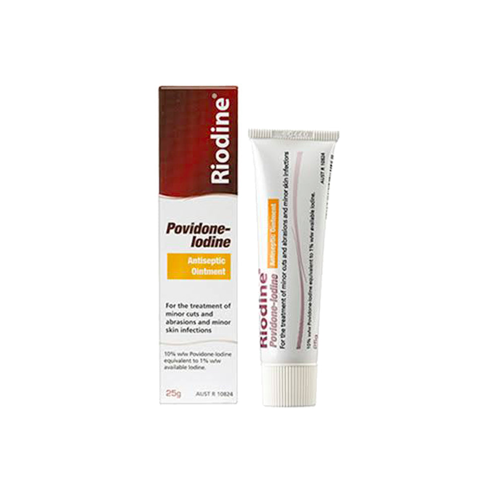 Riodine Antiseptic Betadine Solution - First Aid Wound Care for Cuts, Scrapes & Burns | Trusted Skin Disinfectant for Home, Camping & Emergency Kits