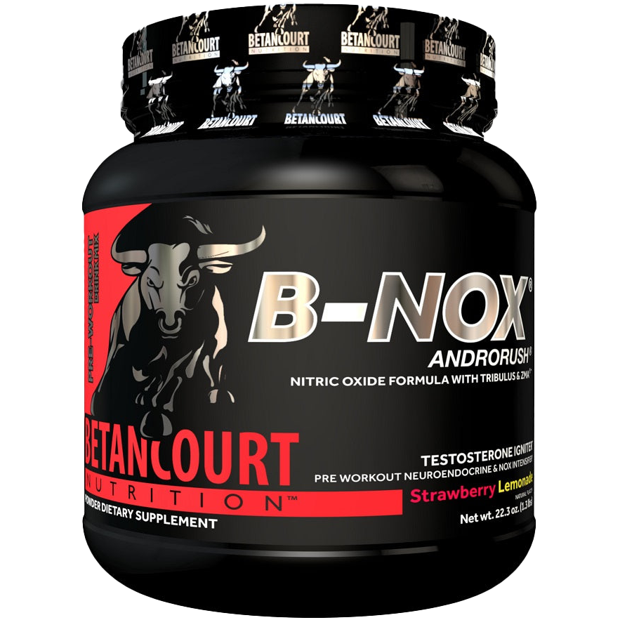 Betancourt Nutrition B NOX Androrush - Grape Flavor Pre-Workout Supplement, 633g for Men - Boost Energy, Focus & Performance for Gym, Bodybuilding & Intense Training