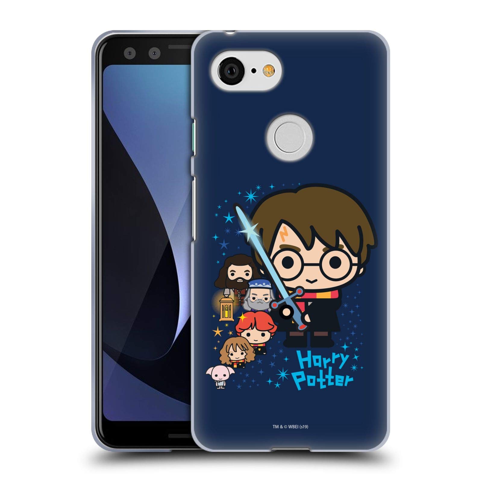 Harry Potter Deathly Hallows Case for Google Pixel 3 - Soft Gel Phone Cover for Fans