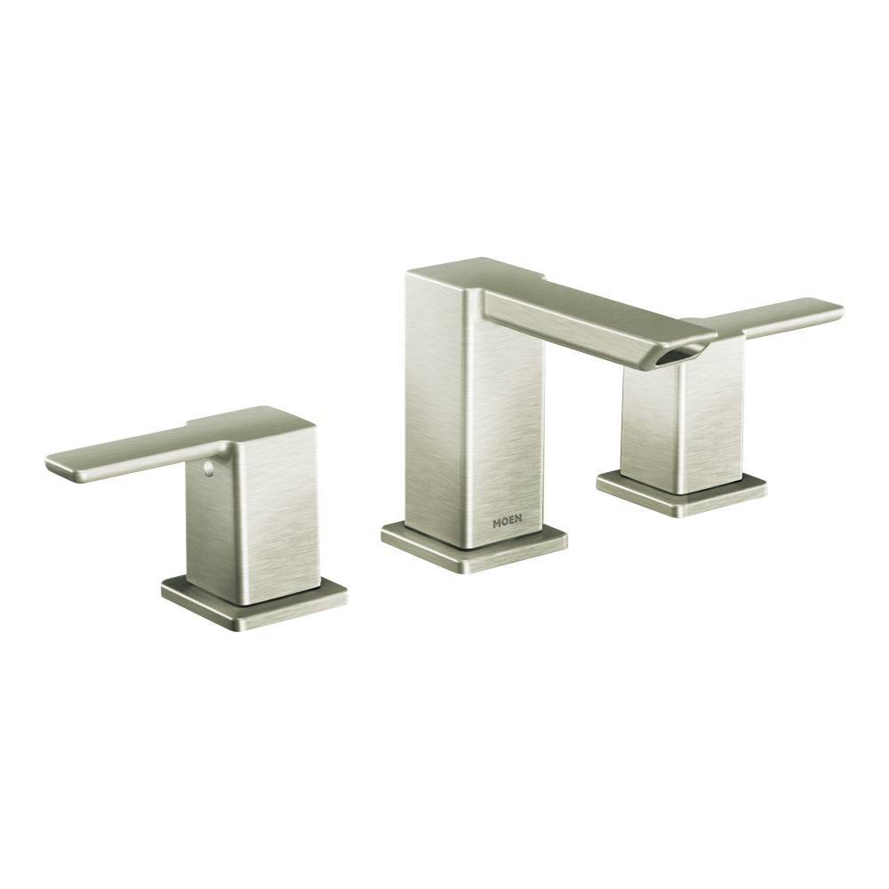 Moen TS6720BN 90 Degree Widespread Bathroom Faucet Trim in Brushed Nickel - Perfect for Modern Bathroom Vanities and Sink Upgrades