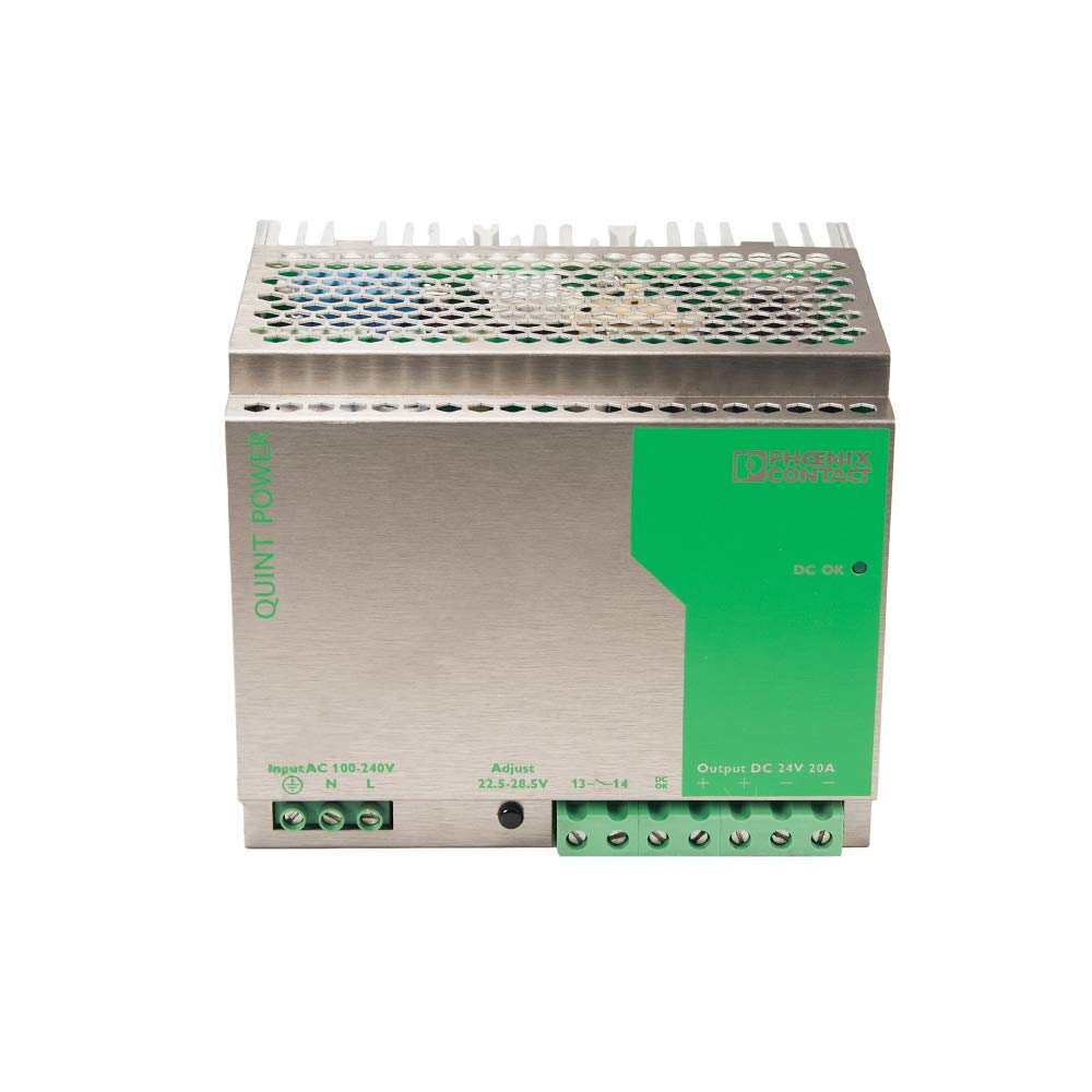Phoenix Contact 2938620 AC to DC Power Supply Converter - 24V 5A 120W Industrial Switching Power Supply for Automation & Control Systems