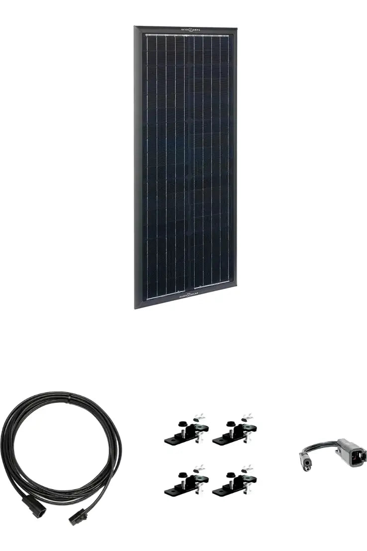 Zamp Solar OBSIDIAN Series 45 Watt Solar Panel Expansion Kit for RVs, Boats & Off-Grid Power - Portable Solar Charging Solution for Camping, Emergency & Outdoor Adventures