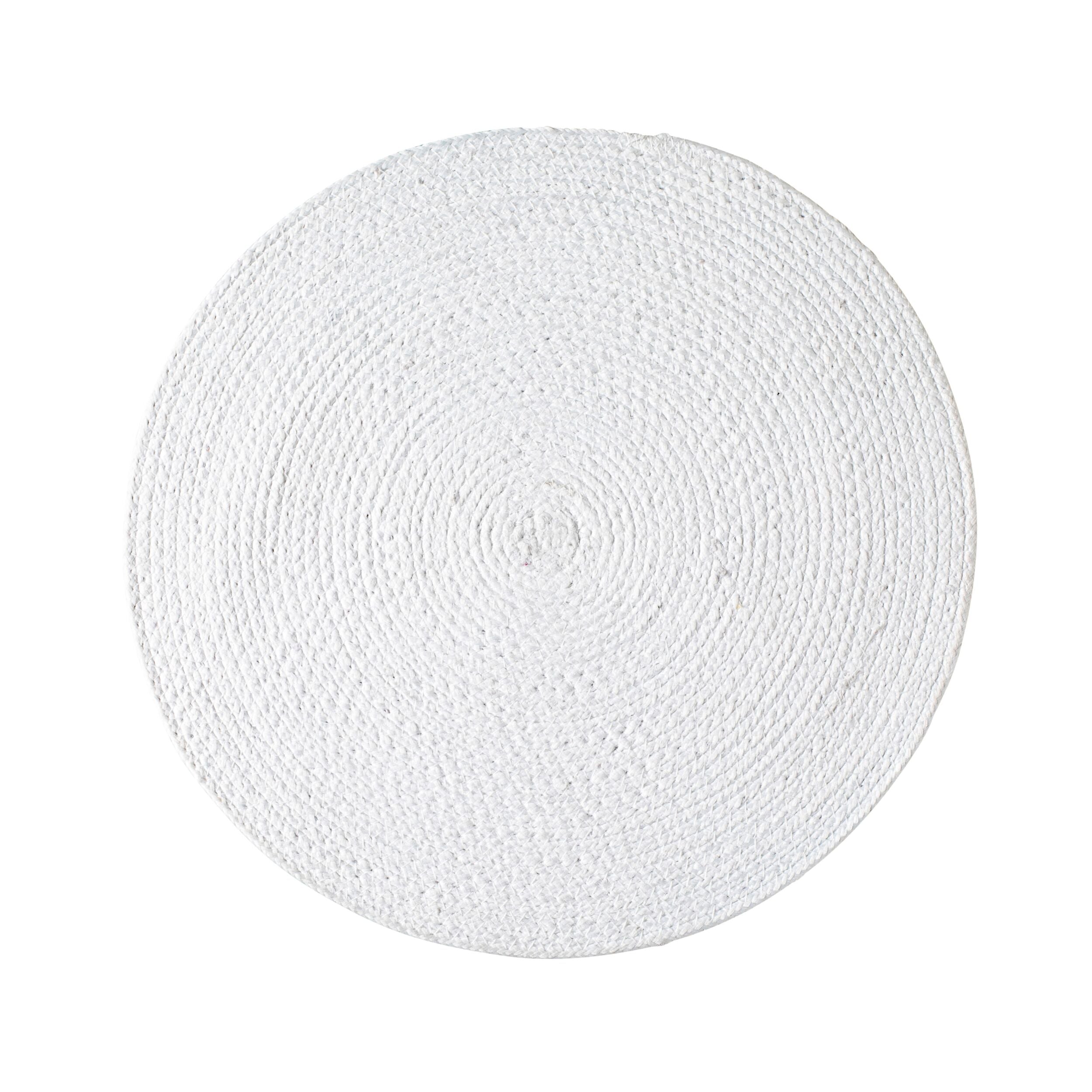 Aruba Blue Flower Placemat 38cm - Waterproof & Heat-Resistant Dining Table Decor for Home, Kitchen, Party, and Outdoor Use