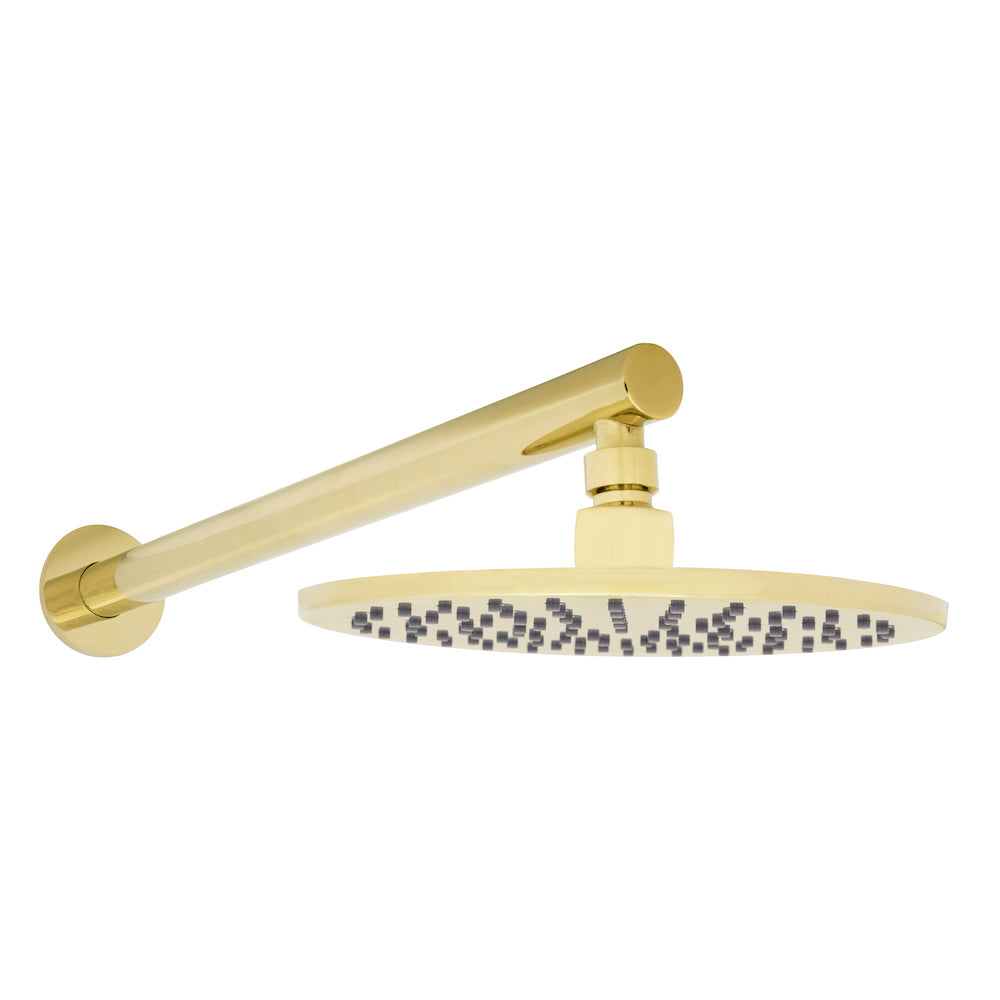 ZLINE El Dorado Rainfall Shower Faucet in Polished Gold - Luxury Bathroom Fixture for Spa-Like Shower Experience | Perfect for Master Bathrooms & Modern Home Decor