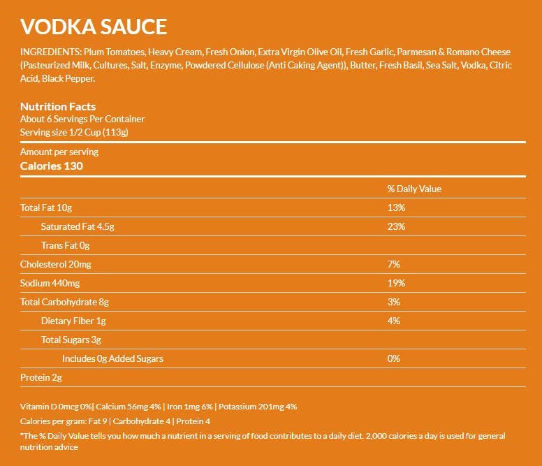Hoboken Farms Vodka Sauce - Premium Italian Pasta Sauce for Pasta, Pizza & Cooking - Authentic Flavor, Gluten-Free, Non-GMO (Perfect for Family Dinners, Date Nights & Italian Cuisine)