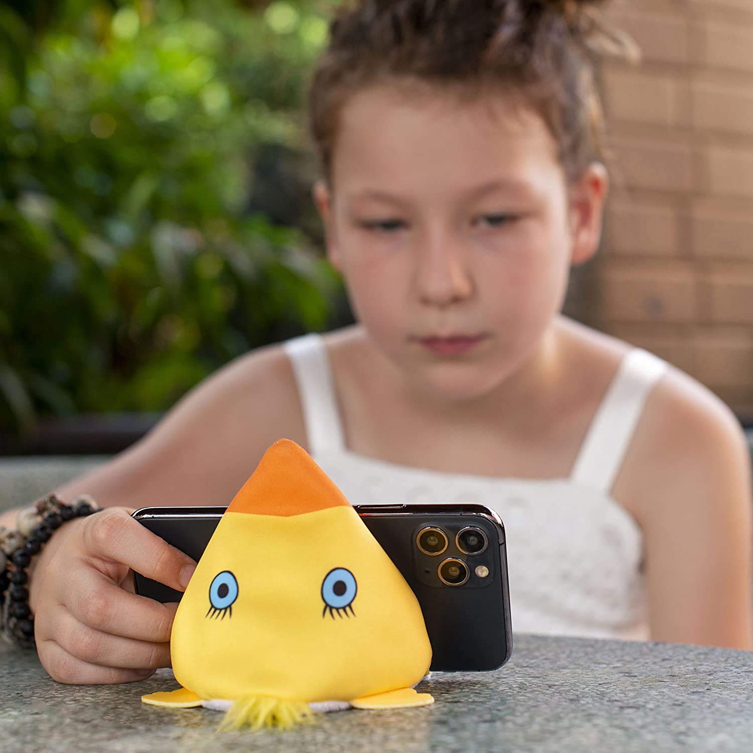 Soft Plush Phone Holder Stand for iPhone & Tablet - Cute Bird Design, Kids Safe, Perfect for Desk, Car, and Bedside Use